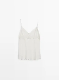 Camisole top with buttons