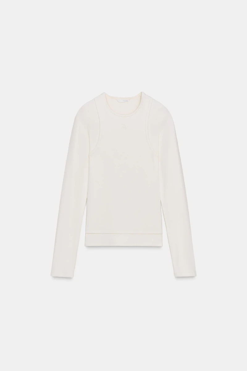 EMBROIDERED DOUBLE T-SHIRT