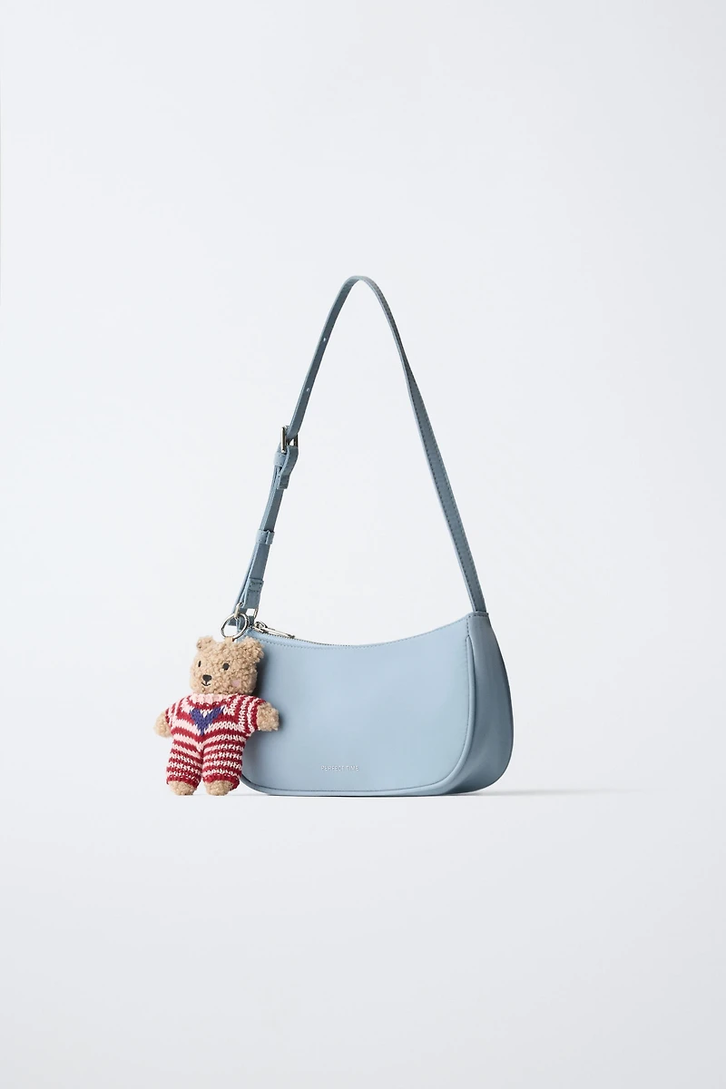 BEAR CHARM SHOULDER BAG