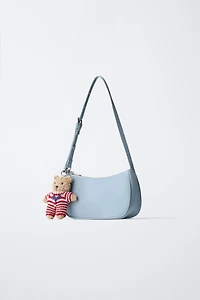 BEAR CHARM SHOULDER BAG