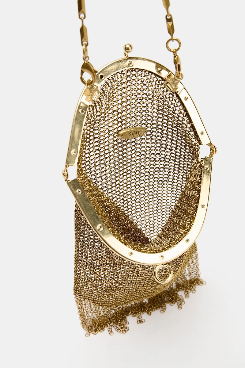 METAL MESH MINI BAG