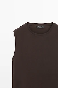 100% cotton sleeveless top