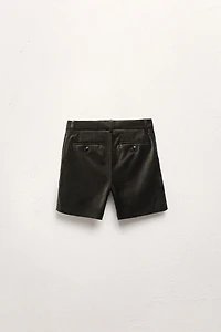 6-10 YEARS / LIMITED EDITION VELVET SHORTS