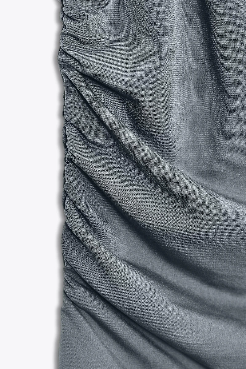DRAPED CREPE TOP
