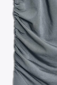 DRAPED CREPE TOP