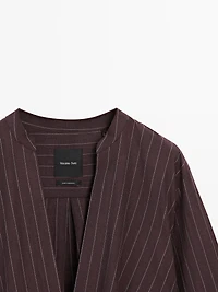 Kimono fluide rayures tennis