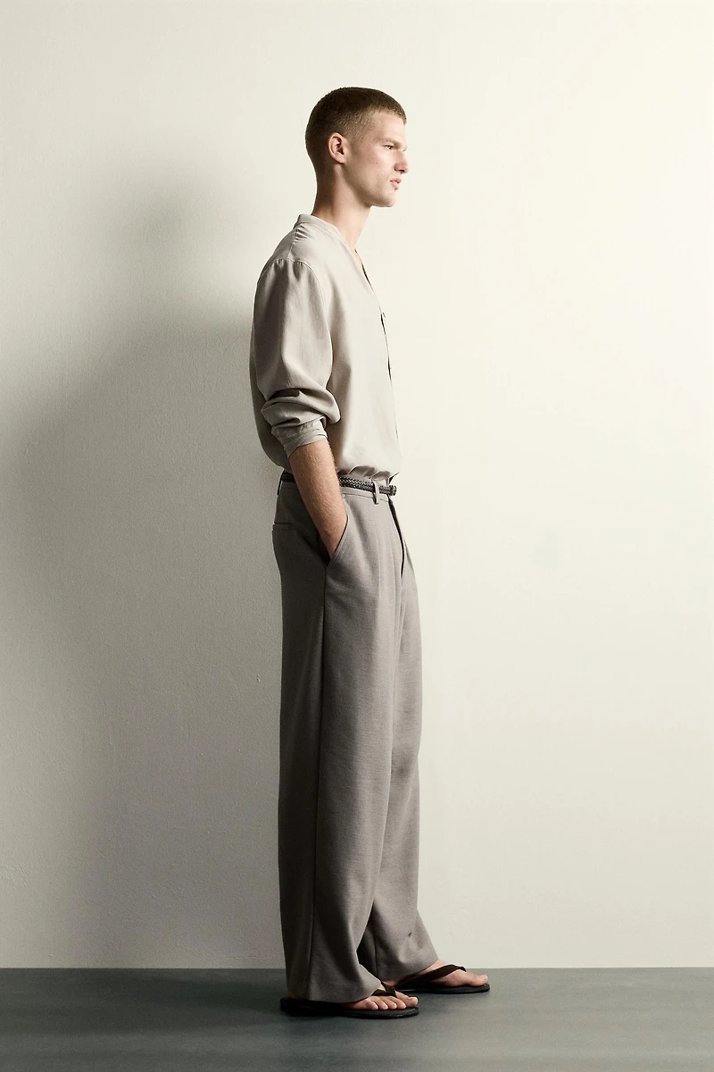 RELAXED FIT JACQUARD SHIRT