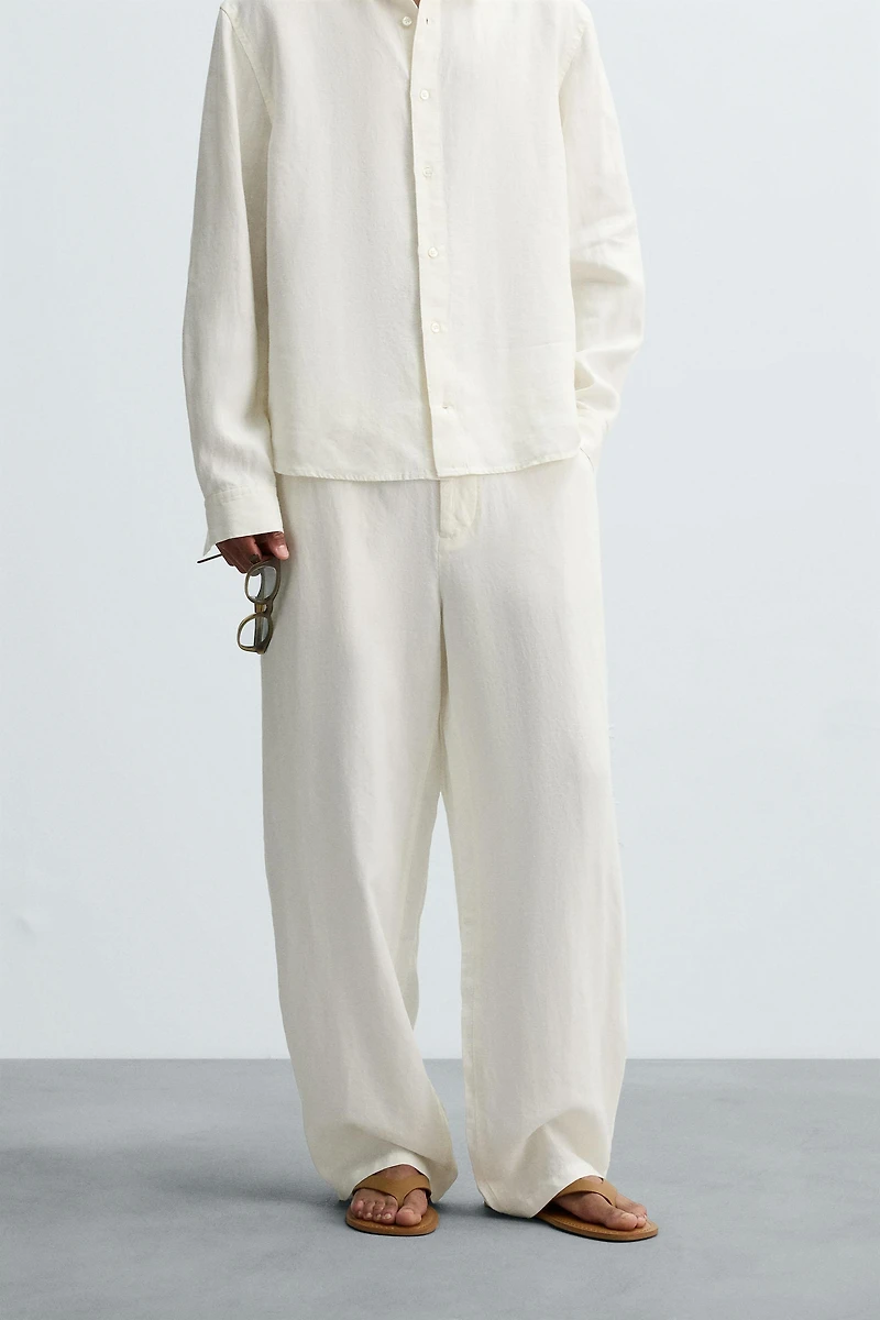 RELAXED FIT 100% HEMP PANTS
