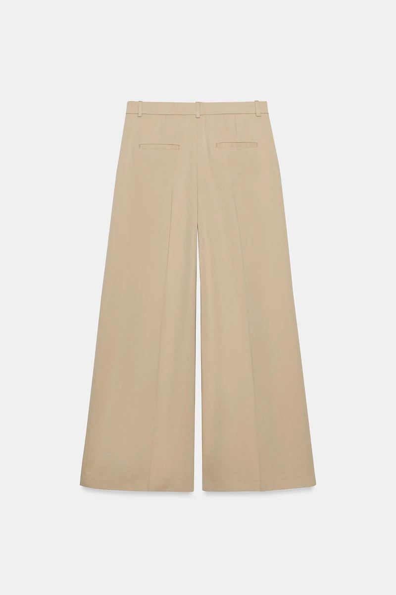 ZW COLLECTION PLEATED WIDE LEG PANTS