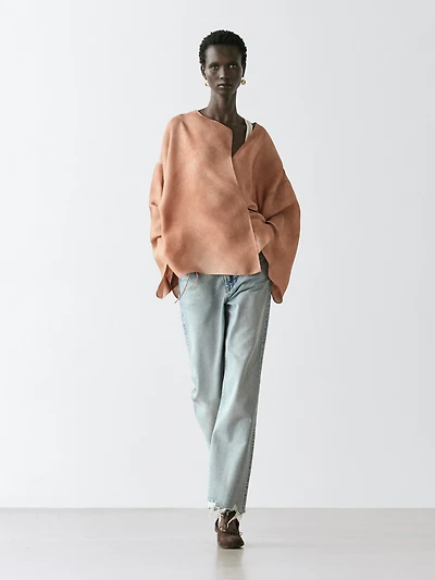 Blouse fluide croisée