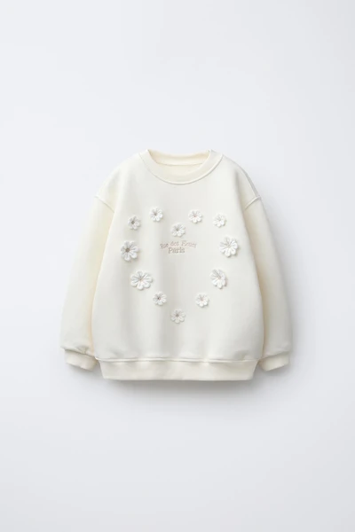 FLORAL SWEATSHIRT