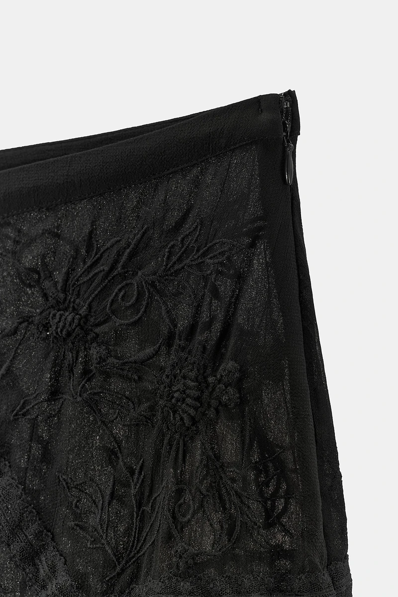 GEORGETTE COMBINATION SKIRT