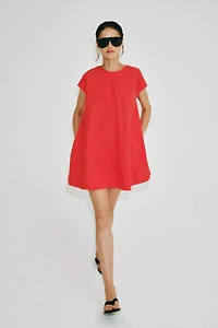 ZW COLLECTION POPLIN MINI DRESS