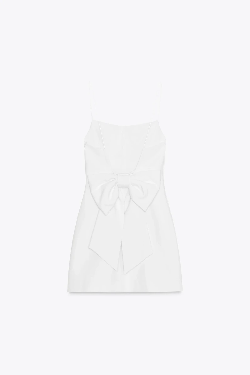 ROBE COURTE ÉLASTIQUE NŒUD