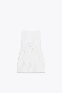 ROBE COURTE ÉLASTIQUE NŒUD