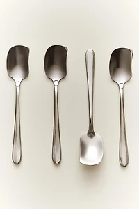 PACK OF STEEL DESSERT SPOONS