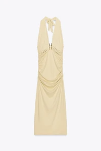 ROBE EN POLYAMIDE HALTER