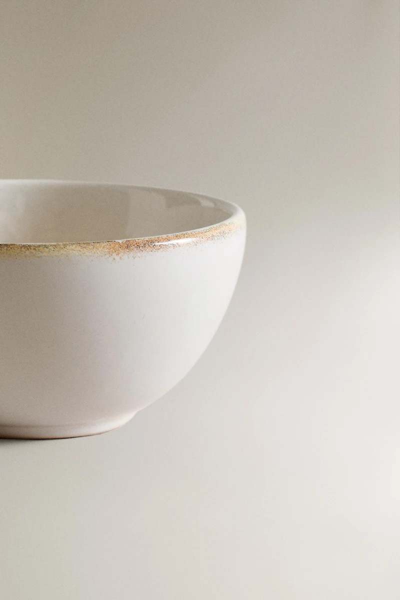 ECRU STONEWARE MINI BOWL