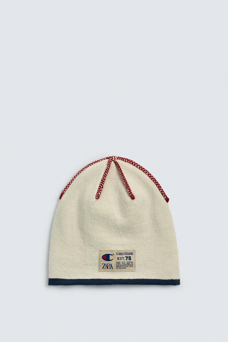 CHAMPION ® X ZARA REVERSIBLE BEANIE HAT