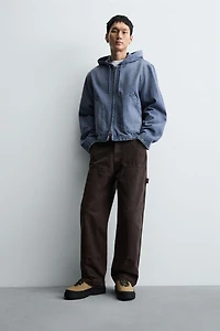 CONTRAST LEATHER SHOES