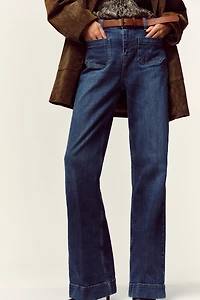 Z1975 FLARE HIGH WAIST JEANS WITH BELT