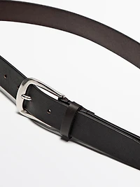 Ceinture en cuir nappa souple