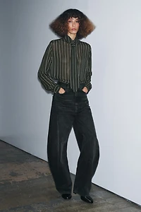 ZW COLLECTION BARREL HIGH WAIST JEANS