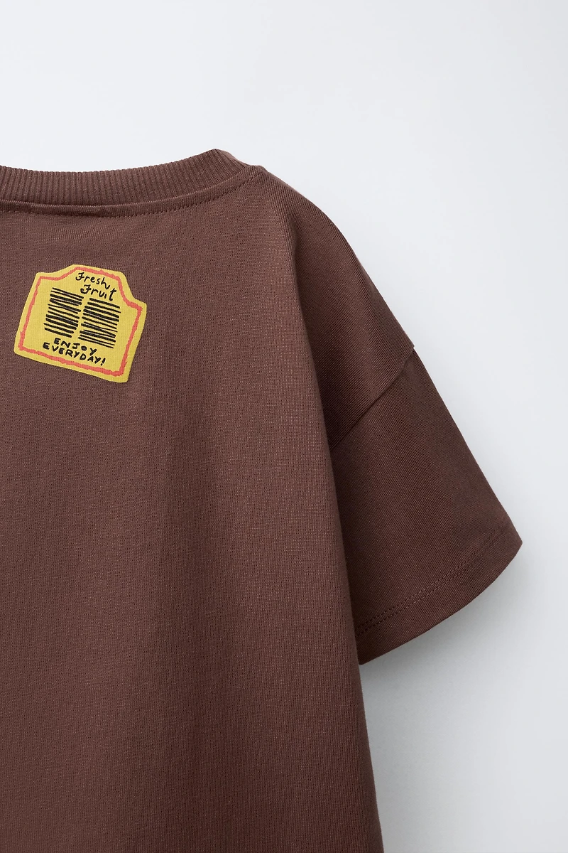 T-SHIRT À IMPRIMÉ FRAISE