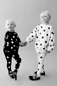 POLKA DOT SWEATSHIRT