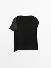 Asymmetric top with ruffle detail - STUDIO