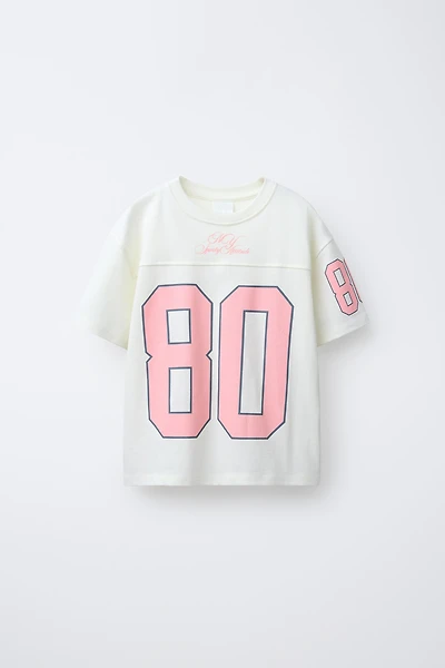 T-SHIRT IMPRIMÉ NUMÉRO
