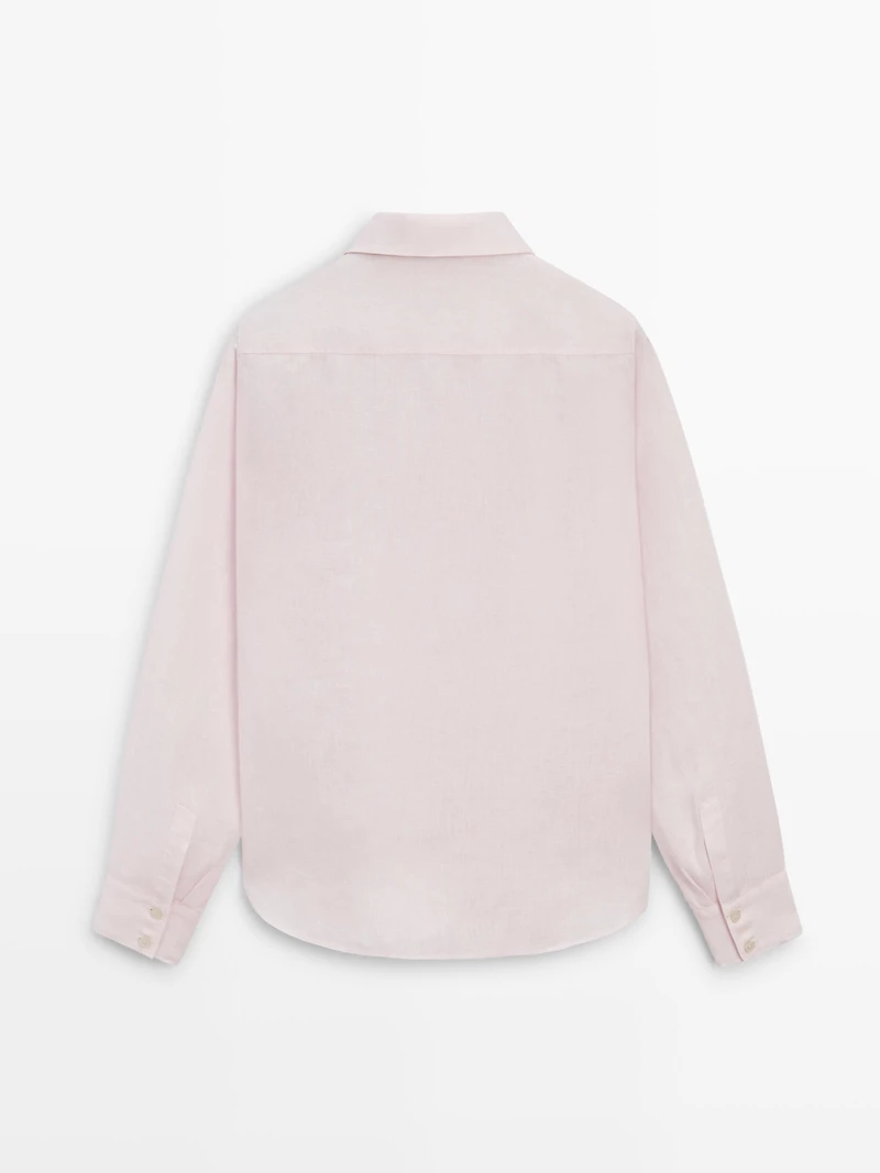 Flowing 100% linen shirt