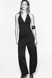 SATIN EFFECT BALLOON PANTS