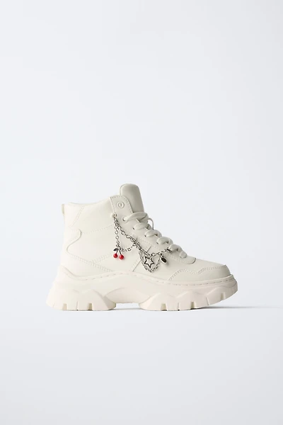 CHUNKY CHARM HIGH TOP SNEAKERS