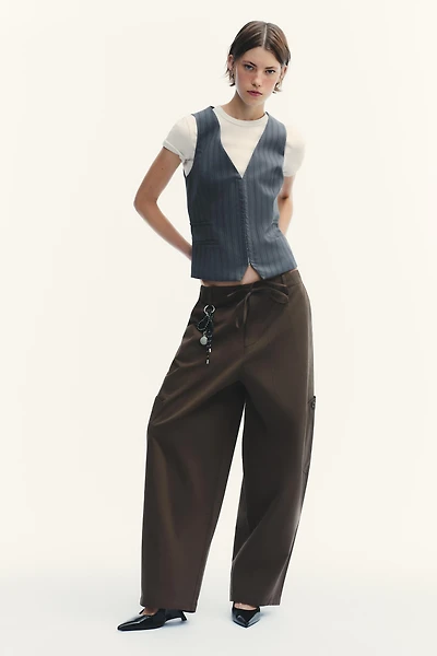 PINSTRIPE TOP VEST