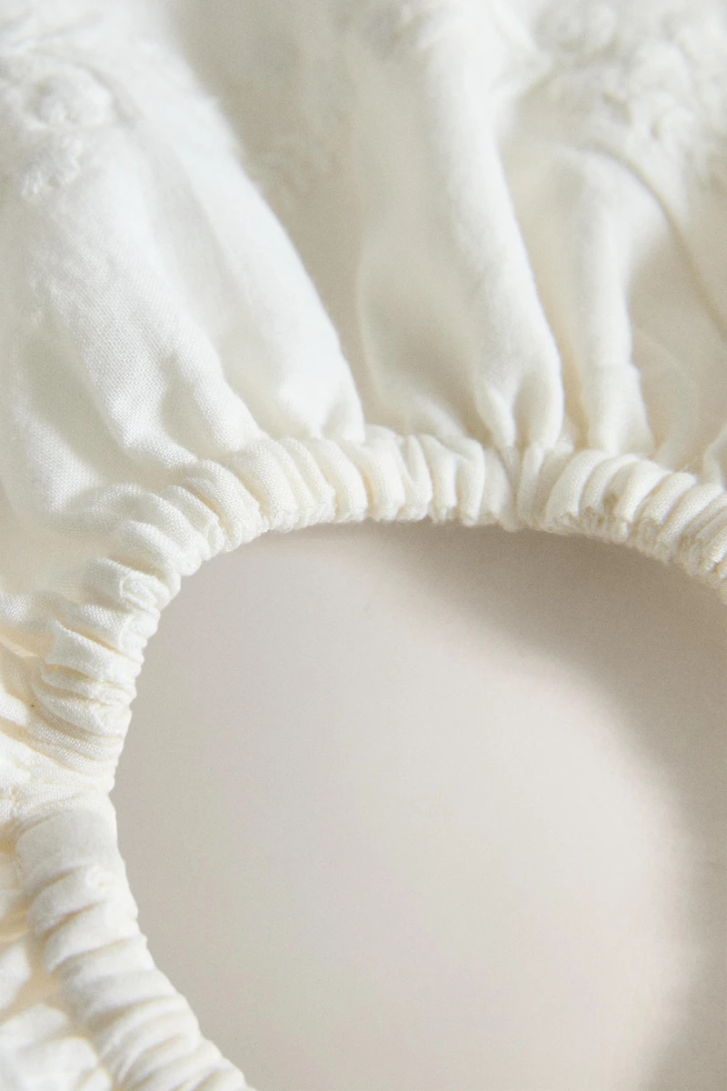EMBROIDERED COTTON SCRUNCHIES (PACK OF 2)
