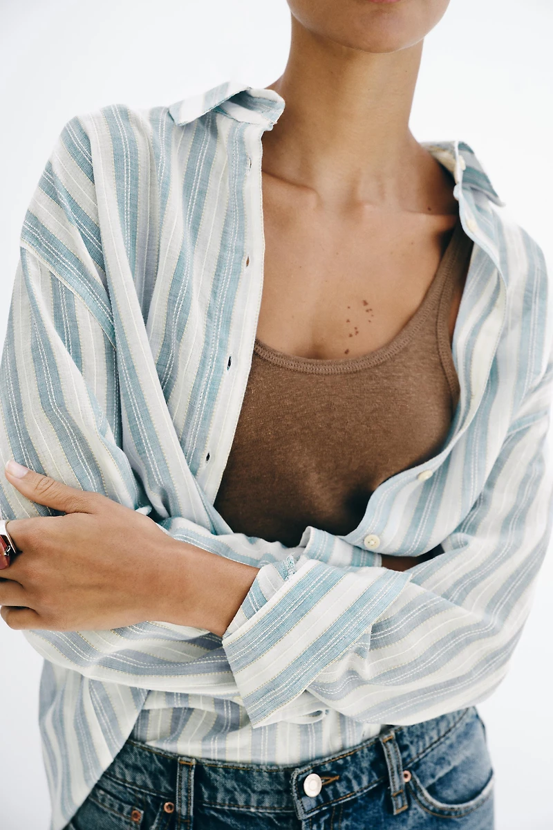 STRIPED VOLUME SHIRT