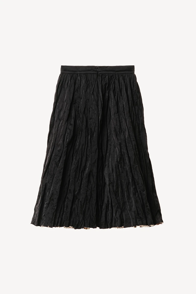 WRINKLED MIDI SKIRT WILLY CHAVARRIA X ZARA