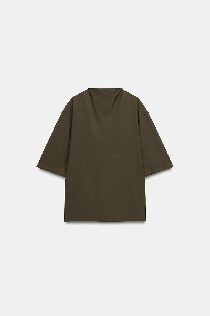 TOP FLUIDE MANCHES COURTES ZW COLLECTION