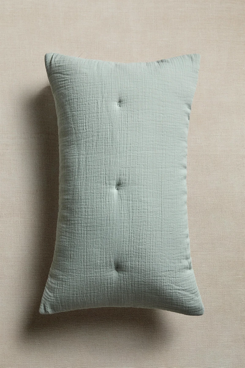 CHILDREN'S PLAIN MUSLIN THROW PILLOW COVER