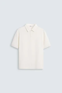 BASIC TEXTURED POLO SHIRT