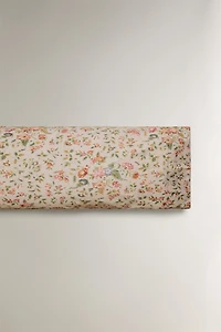 FLORAL SATEEN PILLOWCASE (300 THREAD COUNT)