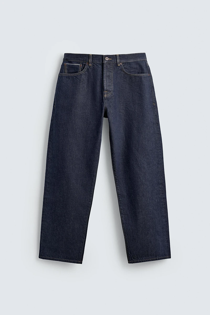 STRAIGHT ANKLE FIT SELVEDGE JEANS