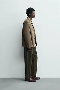 COTTON-LINEN RELAXED FIT PANTS
