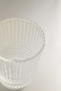 GOBELET VERRE RELIEF