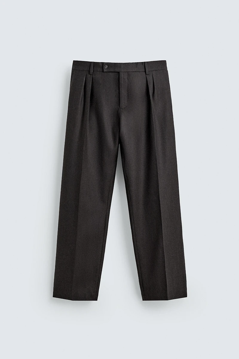 PANTALON DE COSTUME EN LAINE AARON LEVINE X ZARA