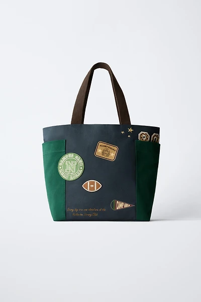 PATCH SHOPPER BAG