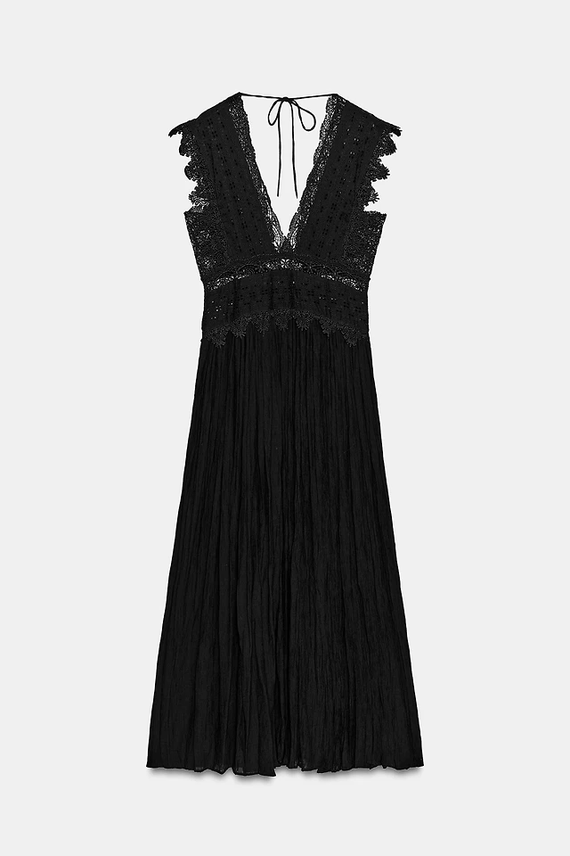 Zara SATIN LACE DRESS ZW COLLECTION at Mall of America in Bloomington, MN Zara SATIN LACE DRESS ZW COLLECTION at Mall of America in Bloomington, MN