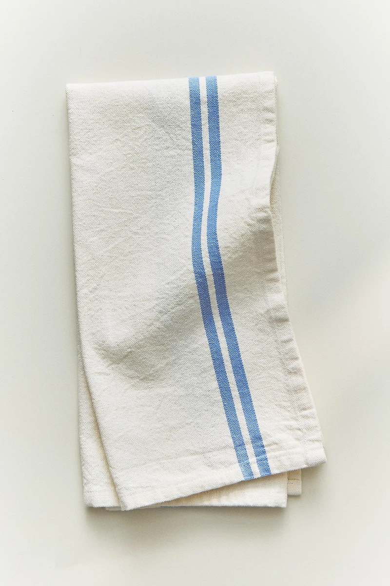 STRIPED COTTON TEA TOWEL
