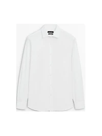 Slim fit 100% cotton poplin shirt